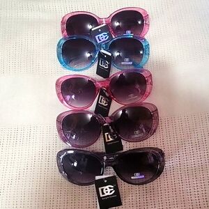 Five Pairs Designer Eyewear UV400 Sunglasses NWT